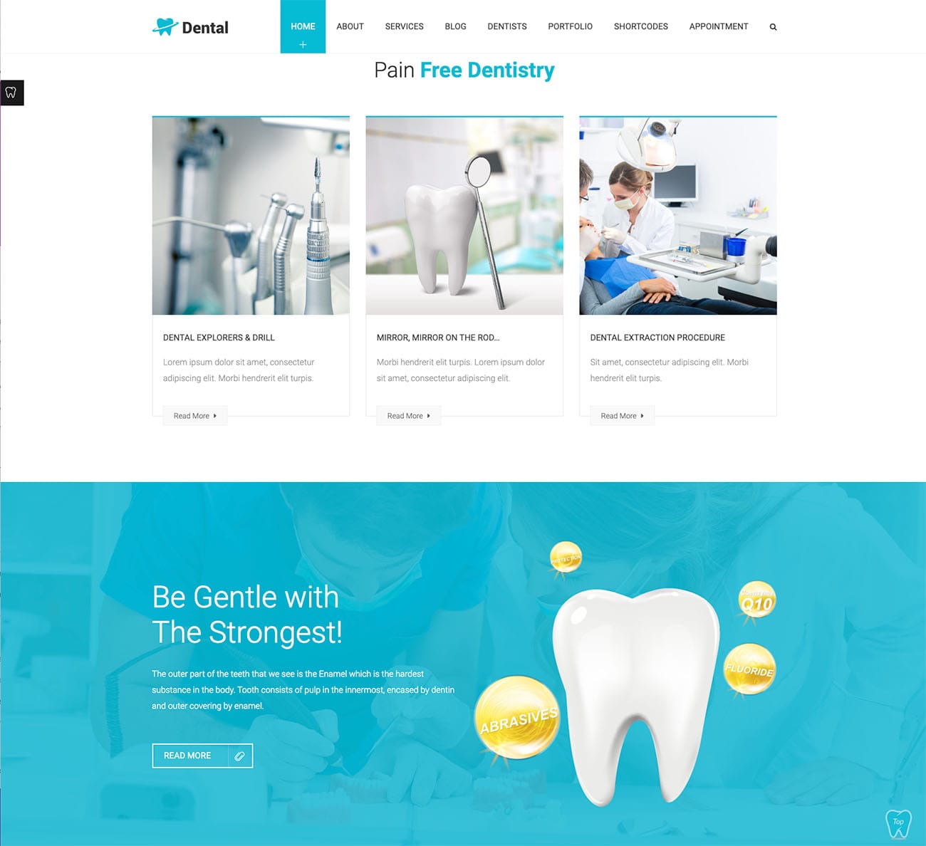 Dental practice web design